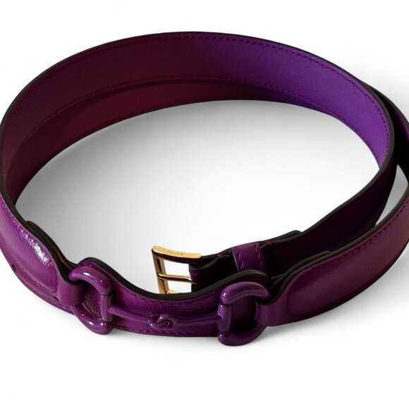 NWT Authentic GUCCI  Horsebit leather belt - Picture 7 of 10